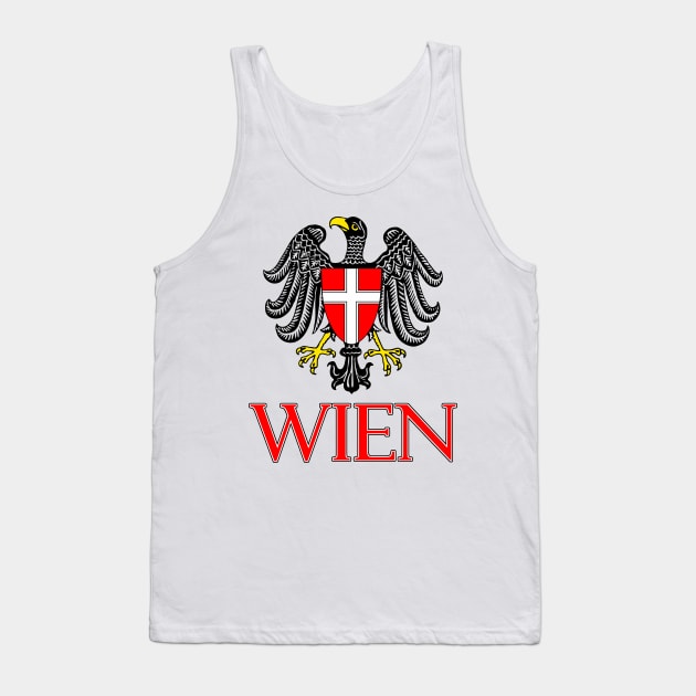 Wien (Vienna), Austria - Coat of Arms Design Tank Top by Naves